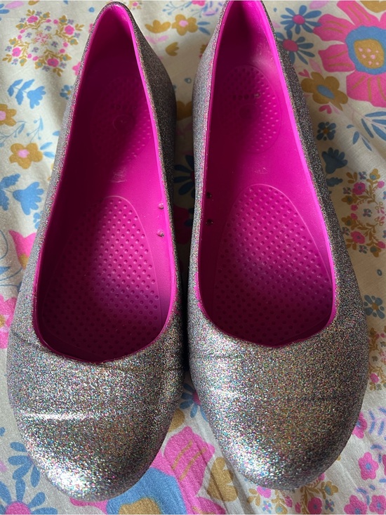 CROCS Shoes - CROCS Glitter Ballet Flats - Size 8